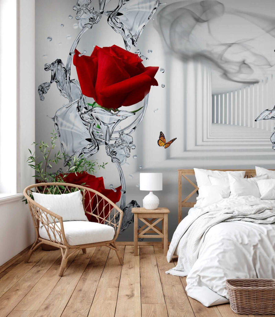 Red roses with depth — interior 5