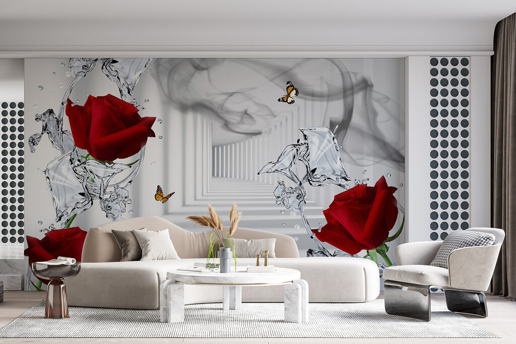 Red roses with depth — interior 11