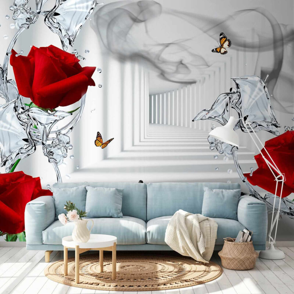 Red roses with depth — interior 6