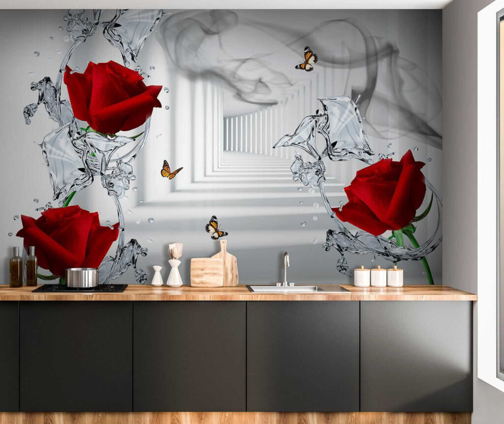 Red roses with depth — interior 7