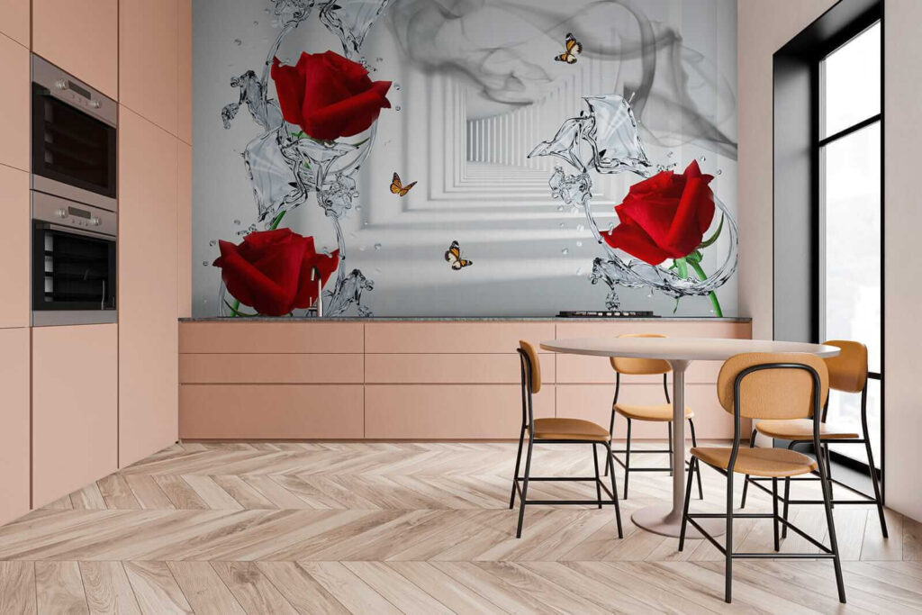 Red roses with depth — interior 8