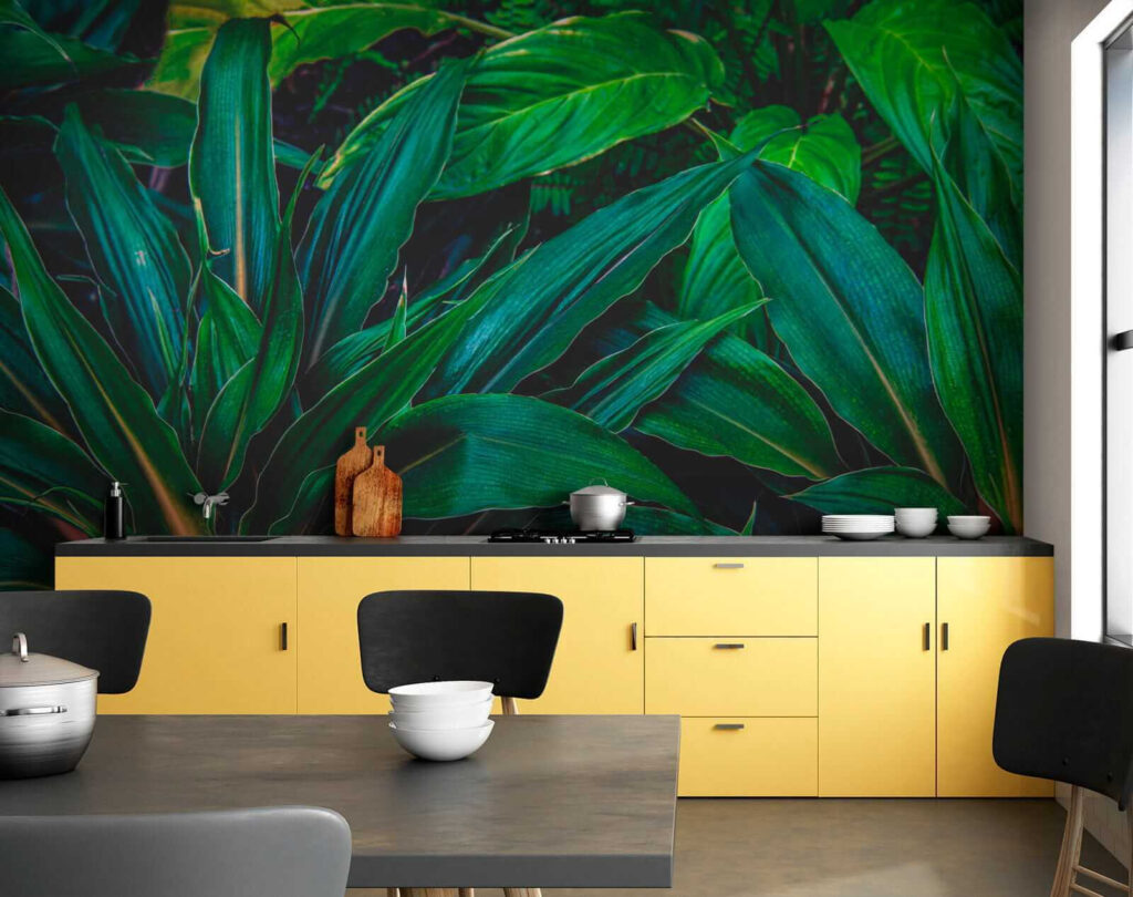 Dense deep green leaves — interior 9