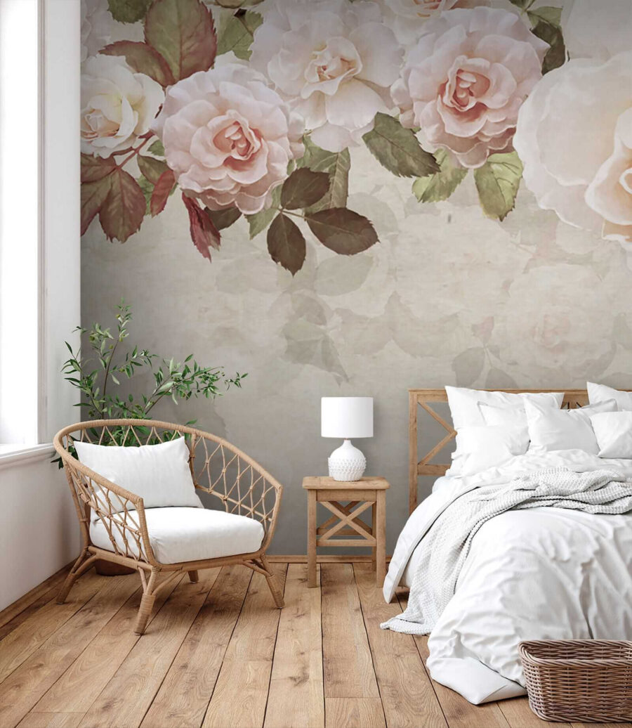 Roses along cream tones — interior 2