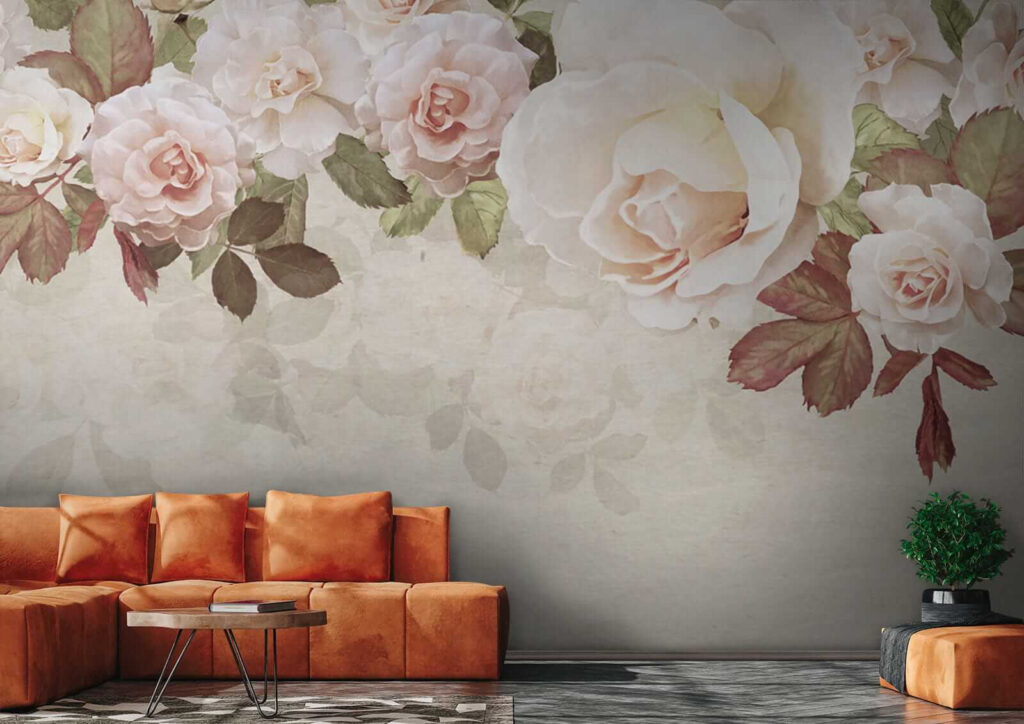 Roses along cream tones — interior 5