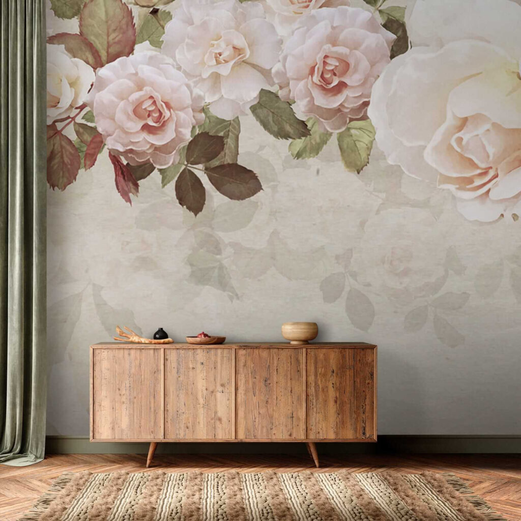 Roses along cream tones — interior 7
