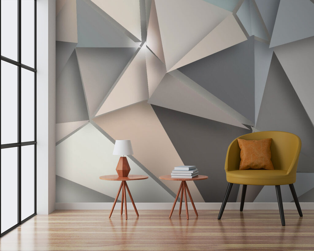 Sharp facets in grey — interior 1