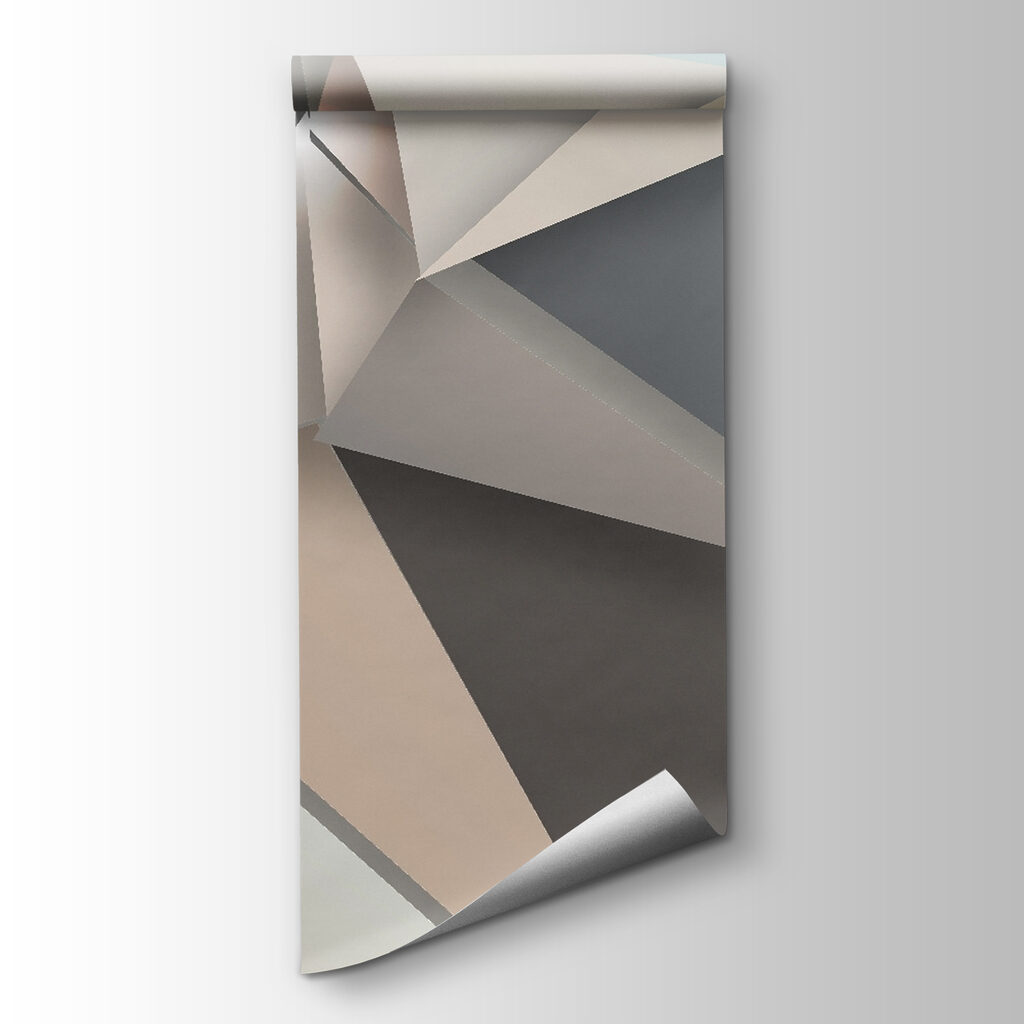 Sharp facets in grey — product view