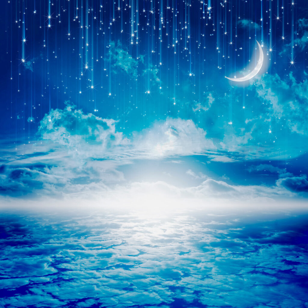 Moonlit Ocean Glow — full design