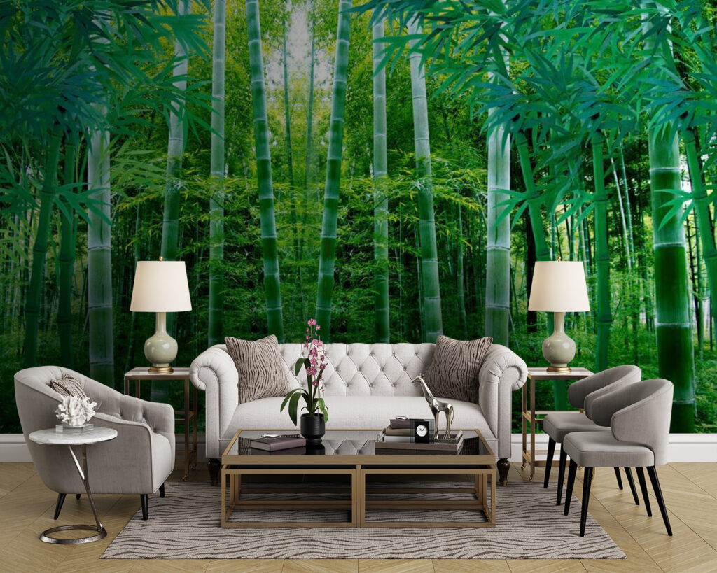 Light between tall bamboo — interior 1