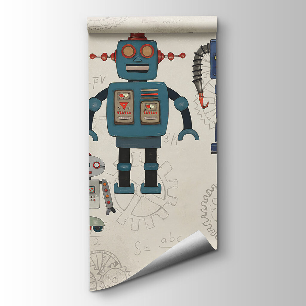Robots on old blueprints — product view