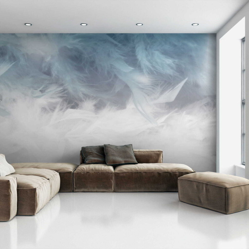 Feathers in blue mist — interior 5