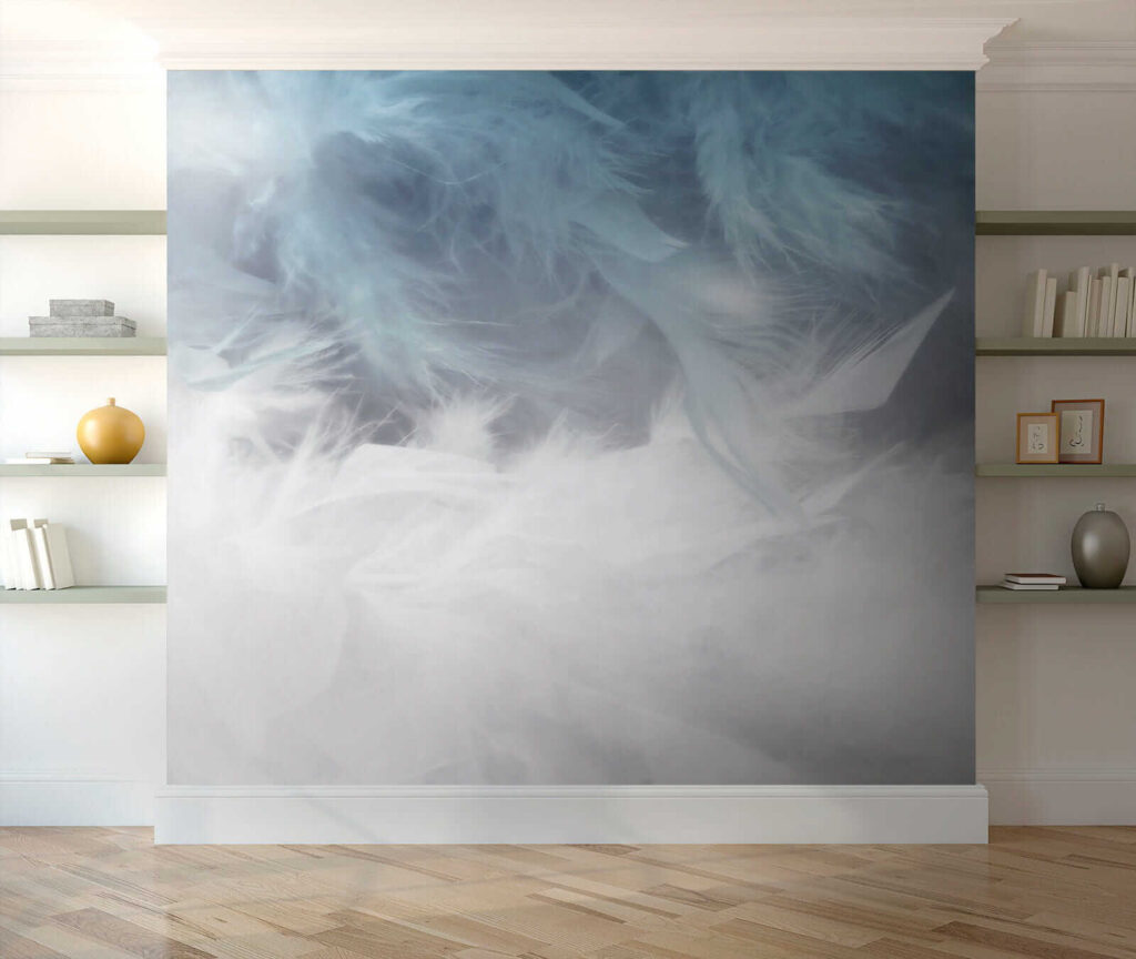 Feathers in blue mist — interior 7
