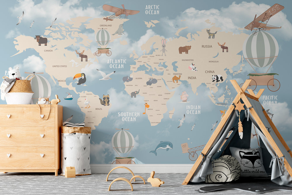 Map of Little Wonders in an interior