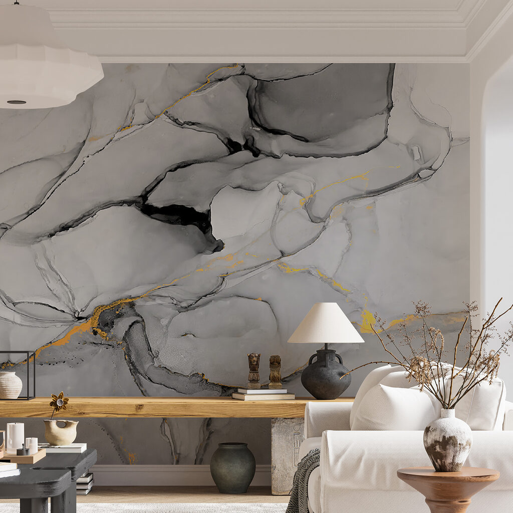 Grey clouds, golden veins — interior 7