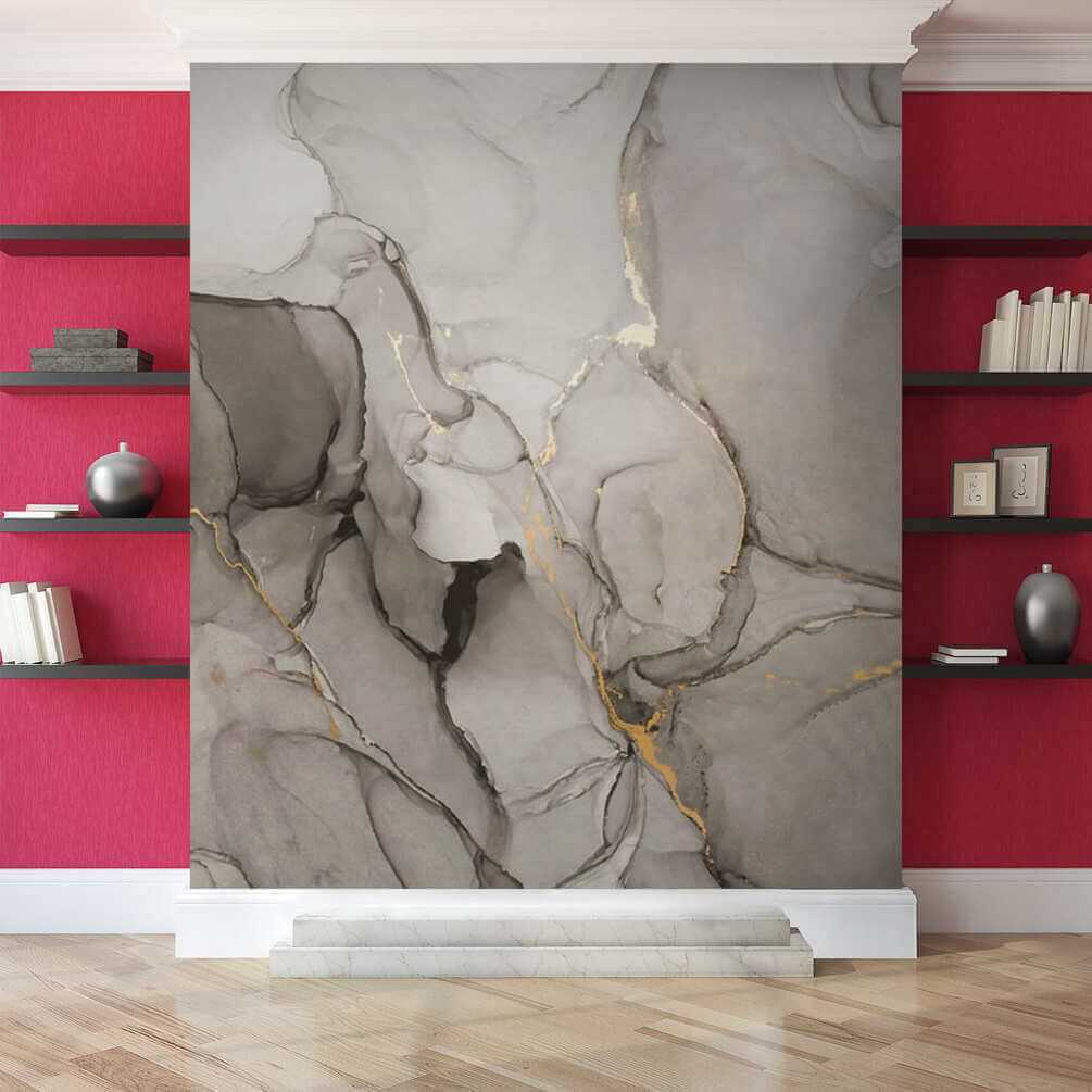 Grey clouds, golden veins — interior 3