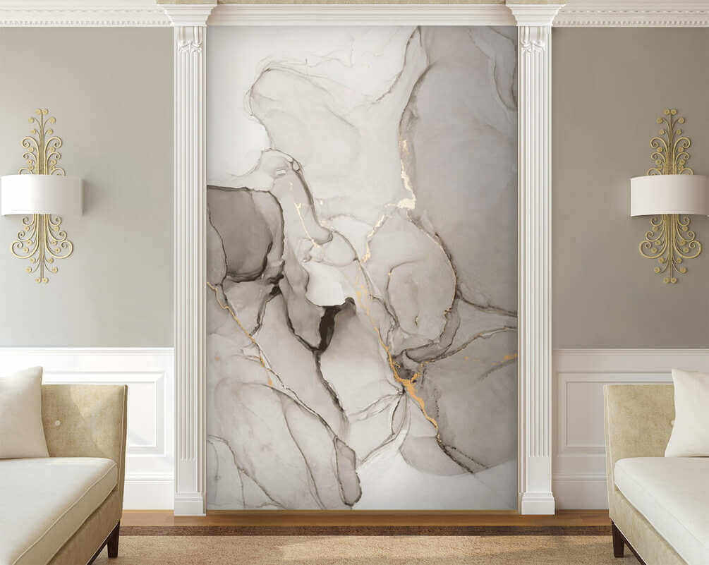 Grey clouds, golden veins — interior 4