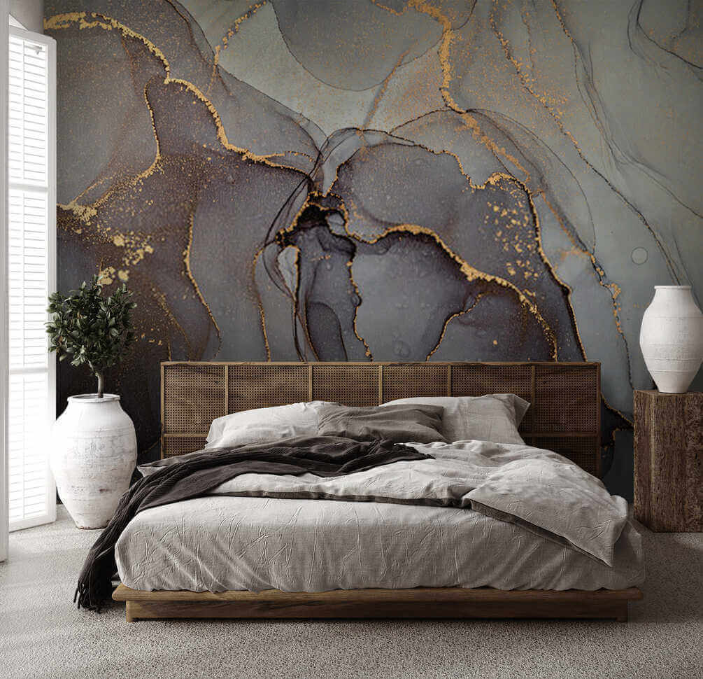 Deep grey, gold lines — interior 1