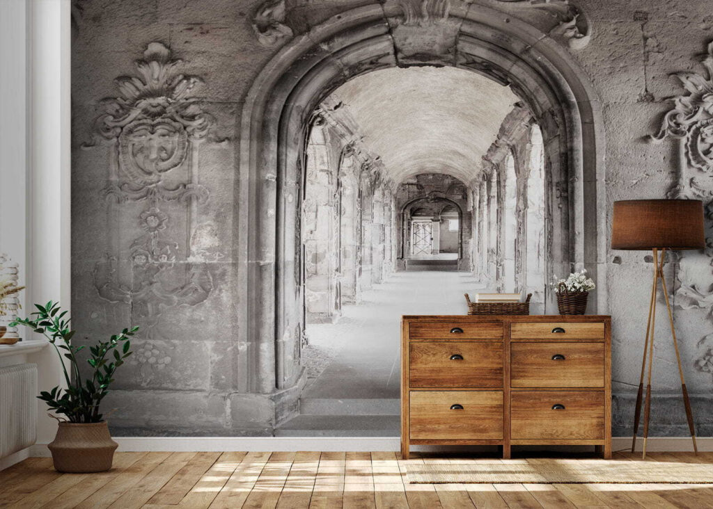 Old corridor with arches — interior 7