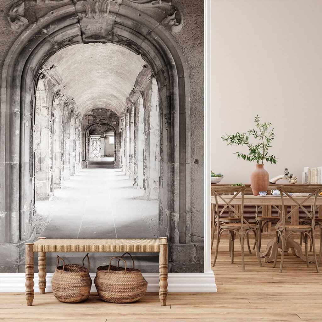Old corridor with arches — interior 12