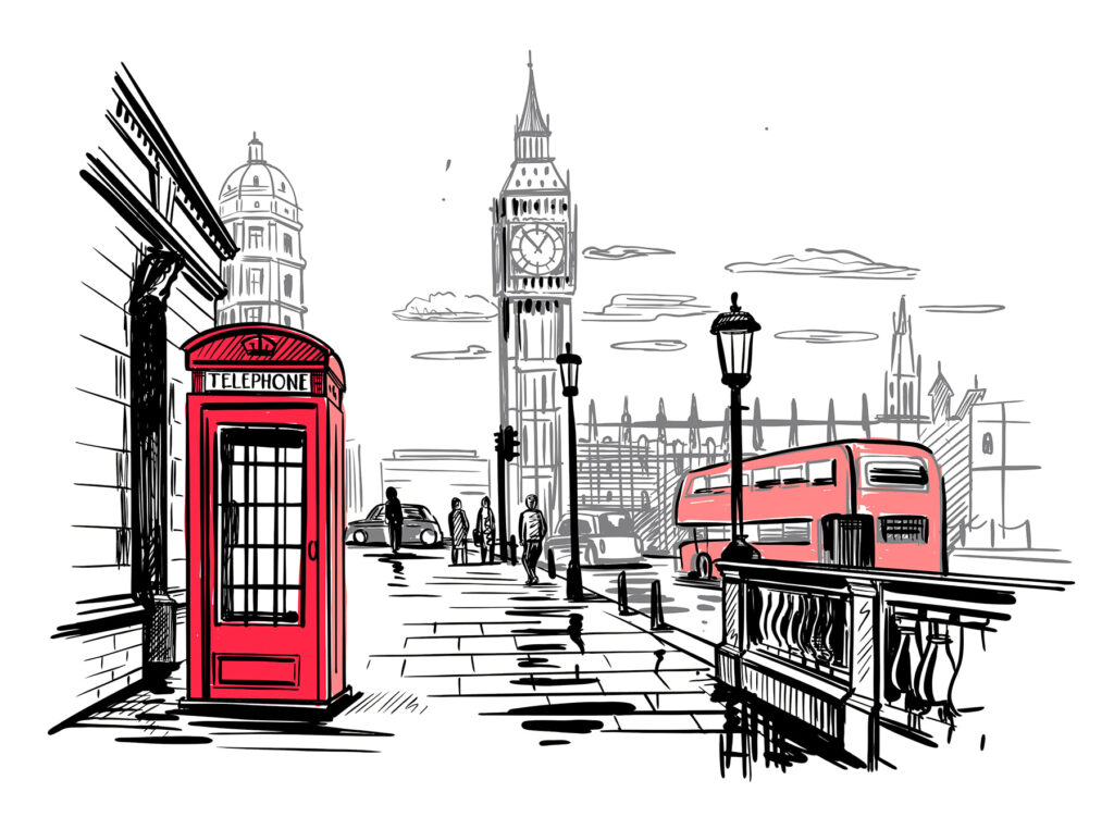 London Sketchbook — full design