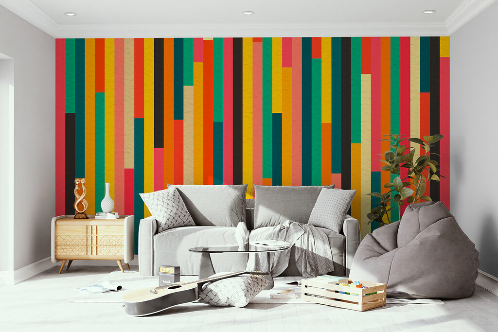 Narrow festive stripes — interior 3