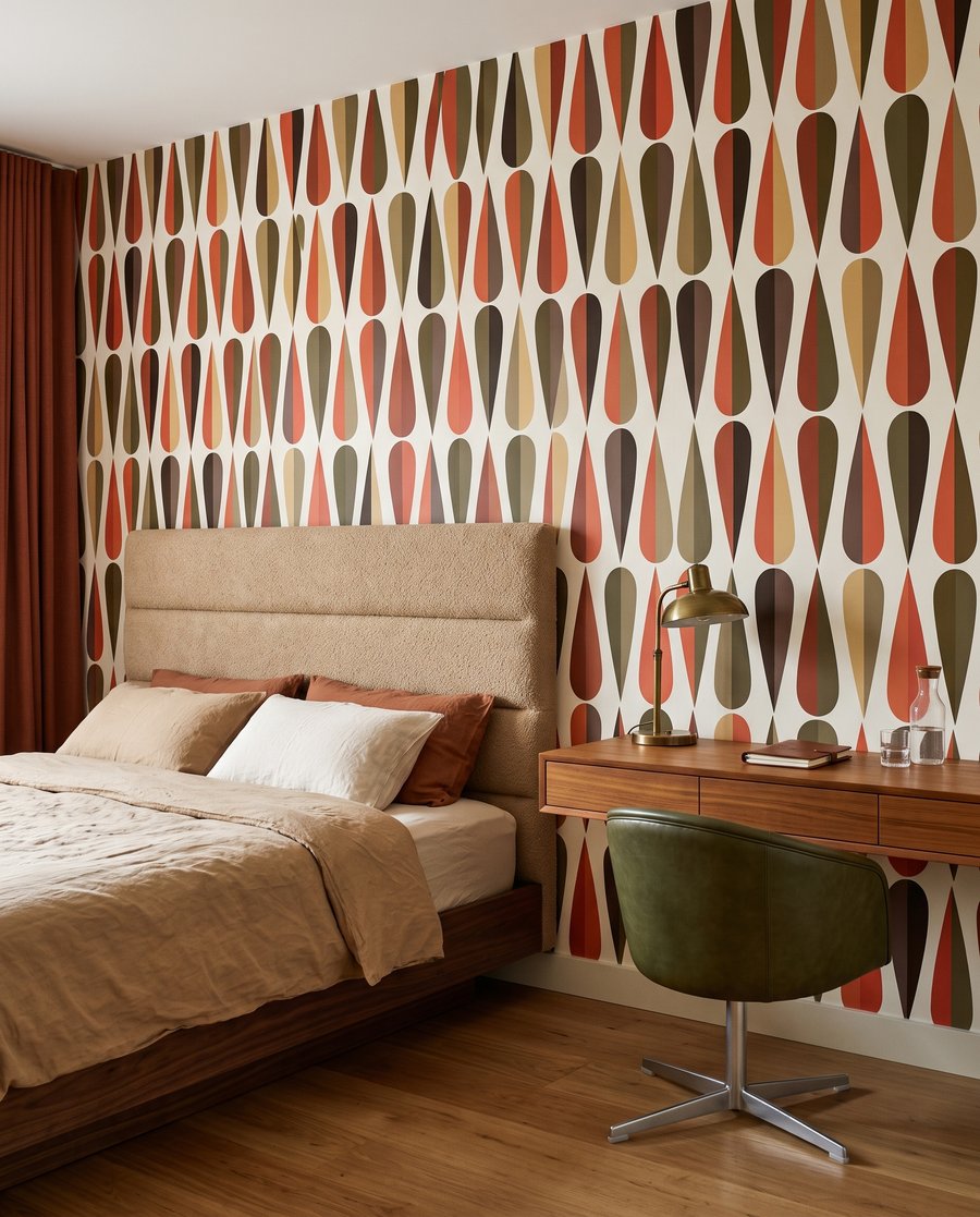 Retro Droplets in an interior