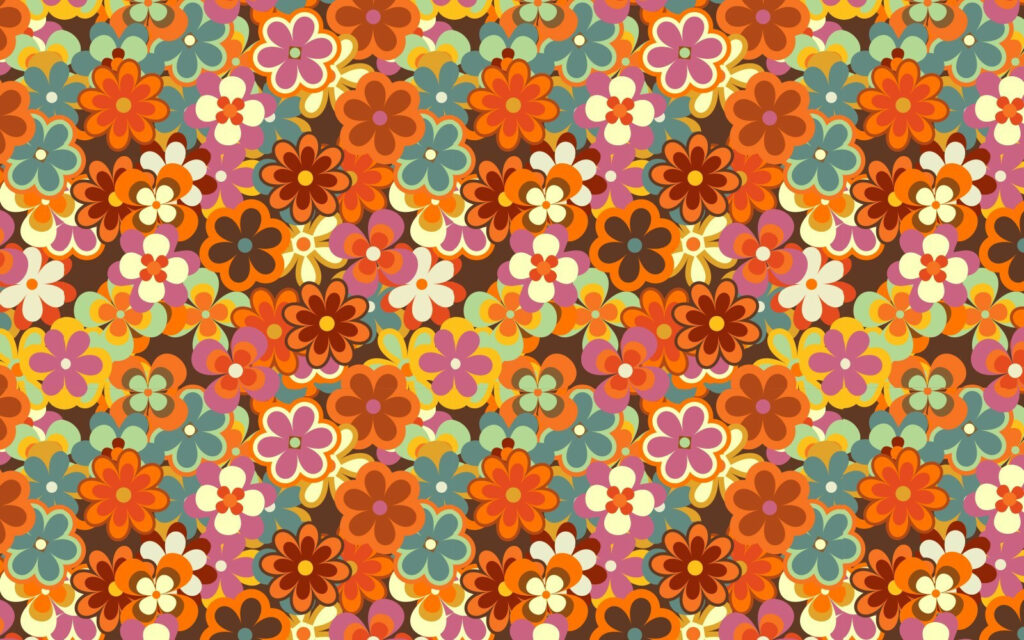 Warm festive flowers — full design