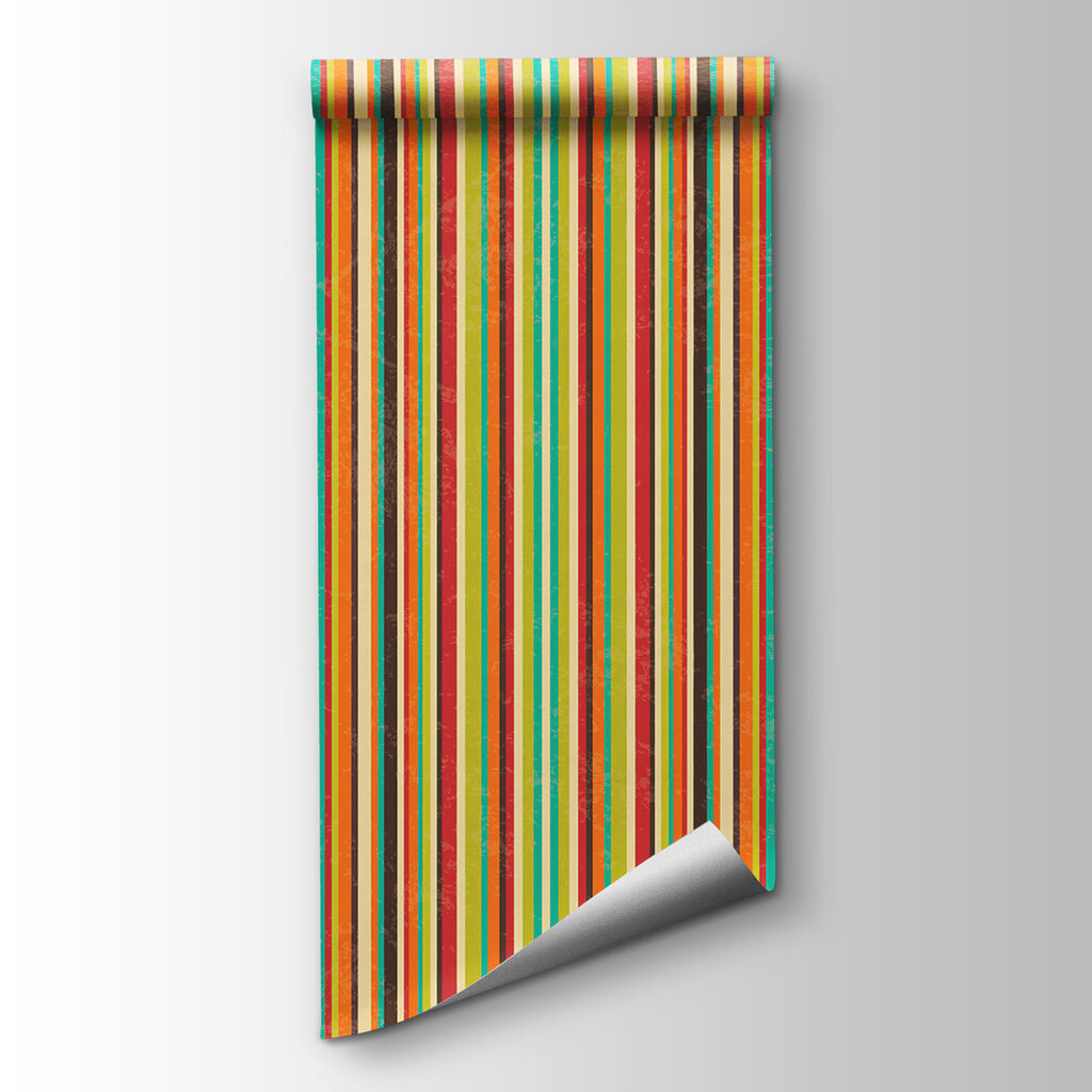 Narrow rainbow stripes — product view