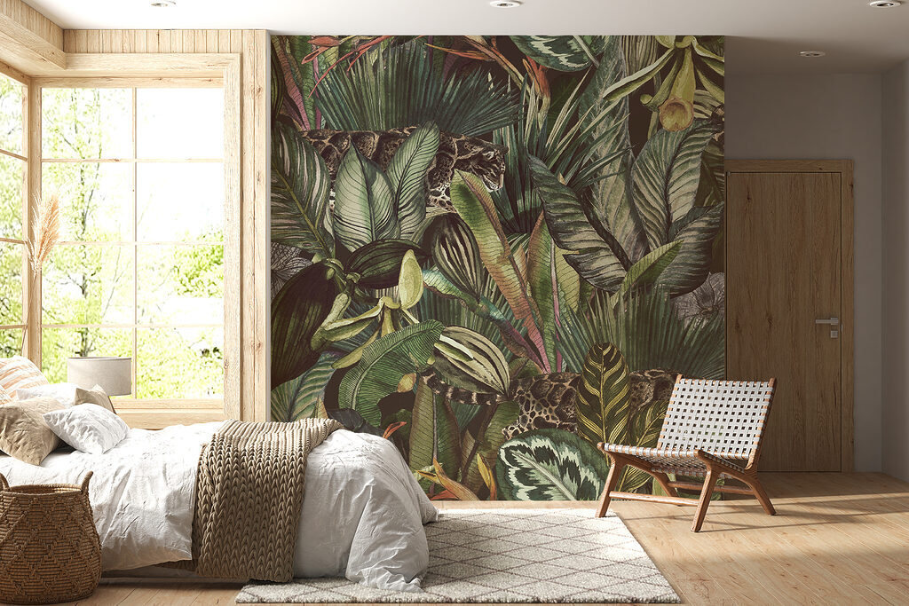 Spotted cats among leaves — interior 4