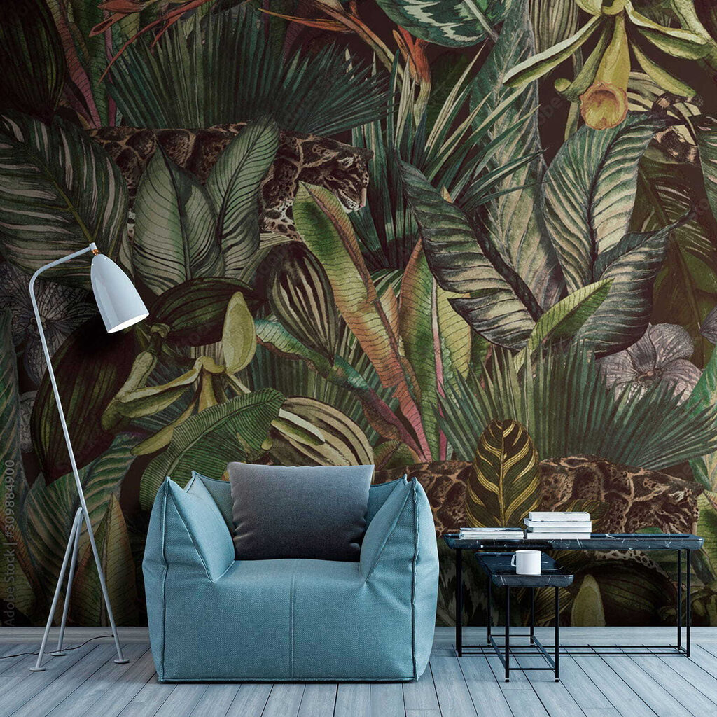 Spotted cats among leaves — interior 5