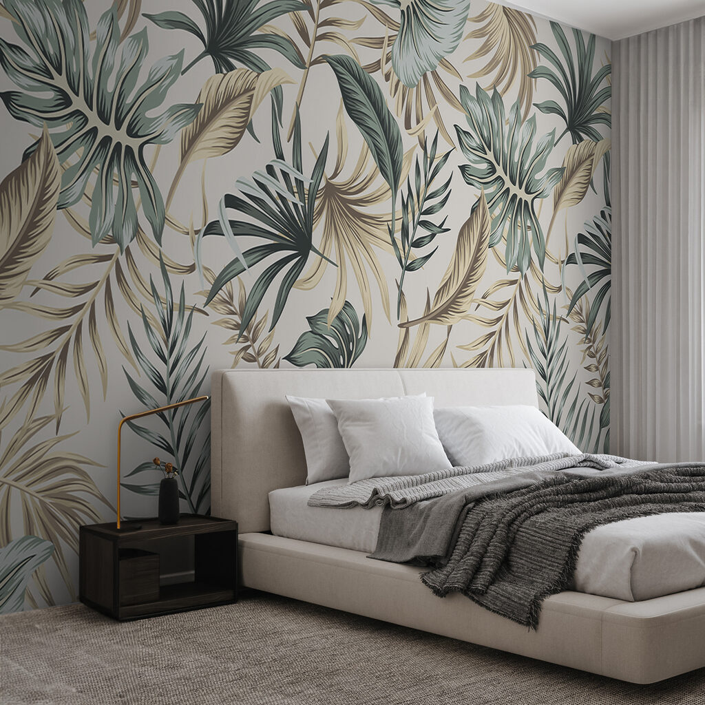 Leaves in soft greens — interior 7