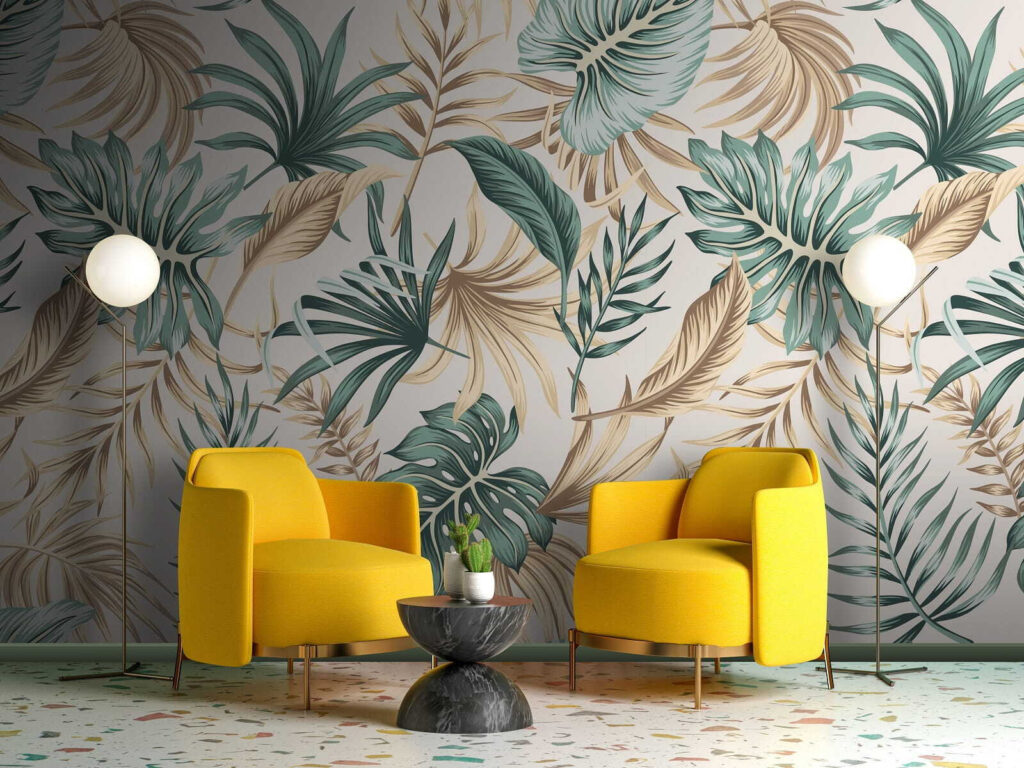 Leaves in soft greens — interior 3