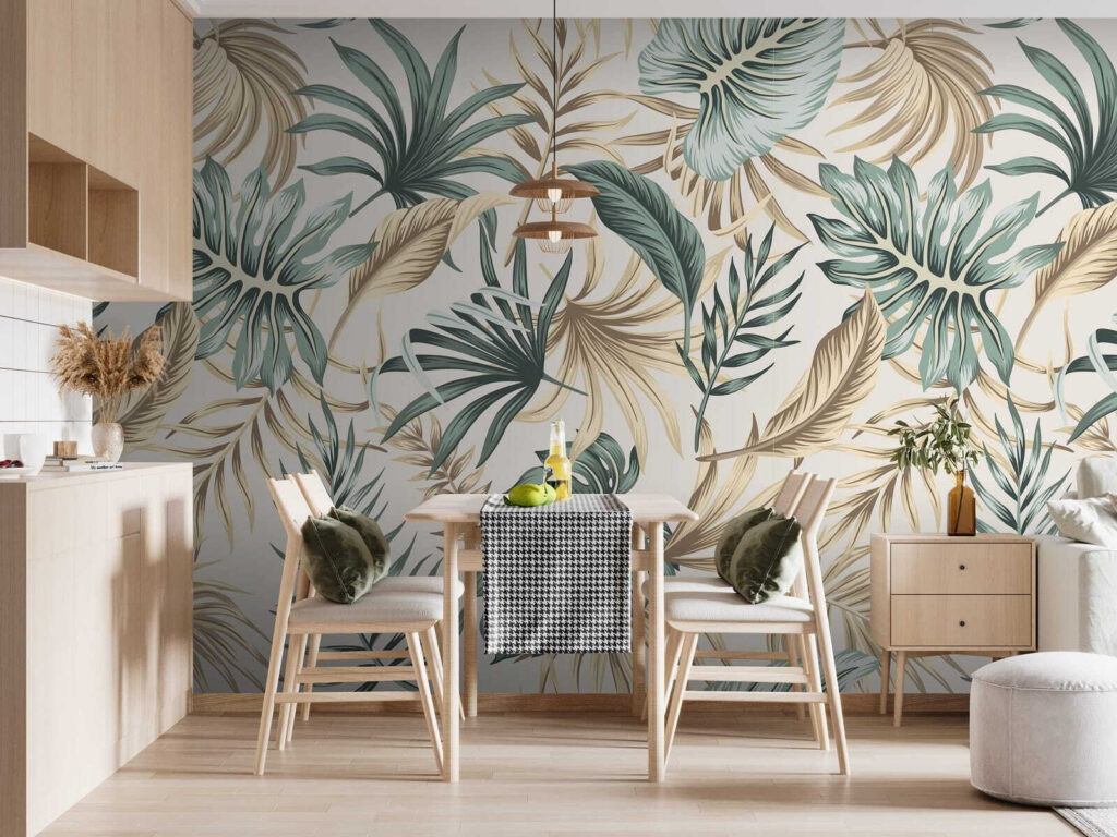 Leaves in soft greens — interior 4