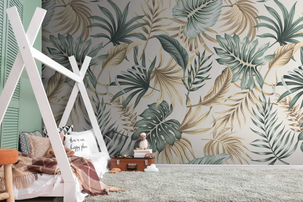 Leaves in soft greens — interior 5