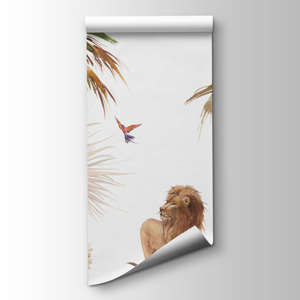 Safari animals and palms — product view