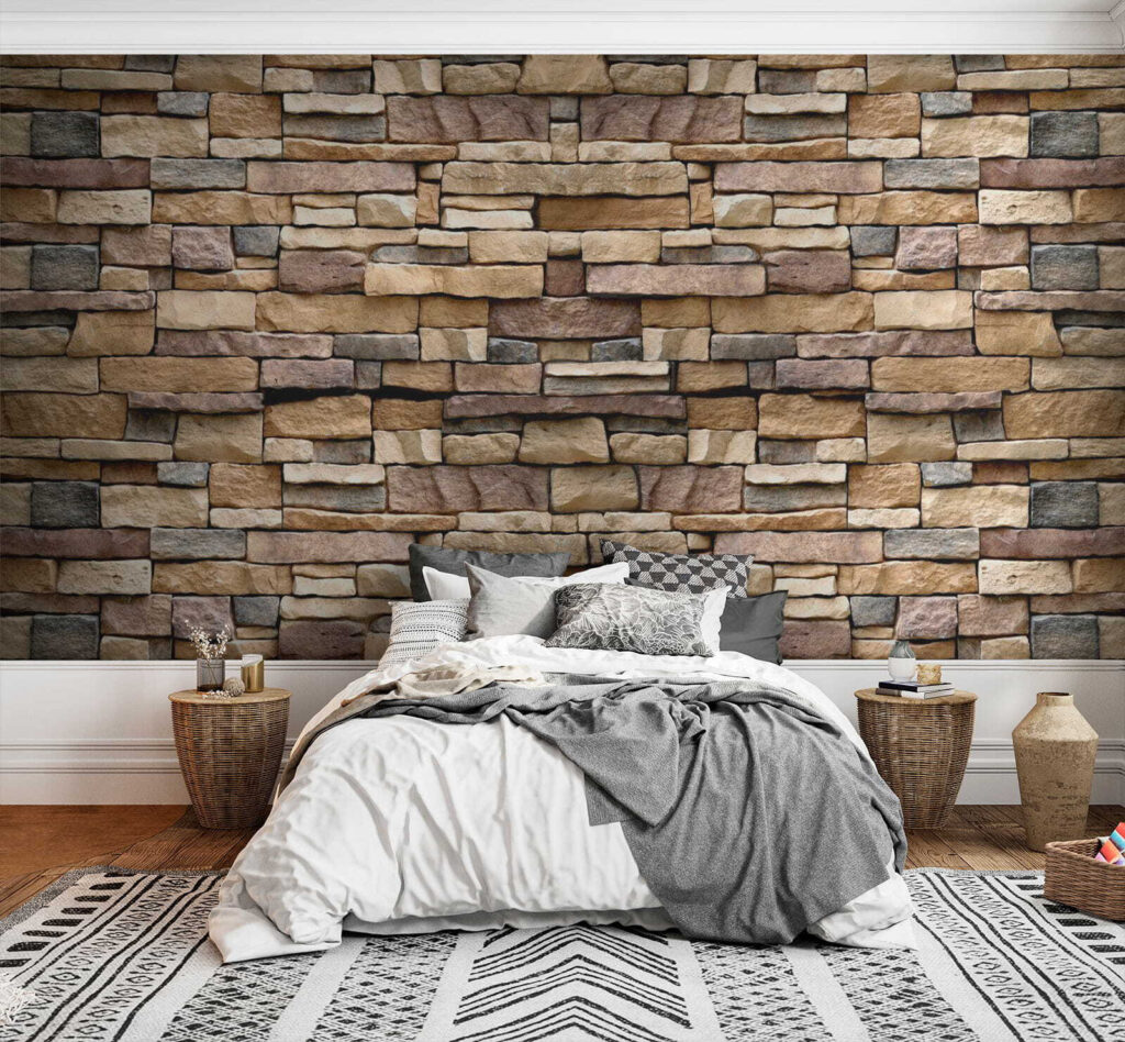 Warm stones in layers — interior 2