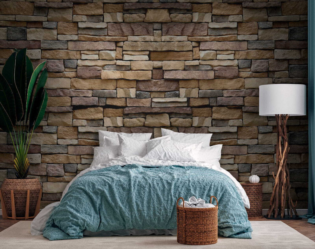 Warm stones in layers — interior 3