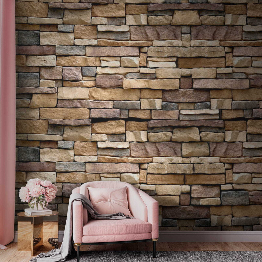 Warm stones in layers — interior 5