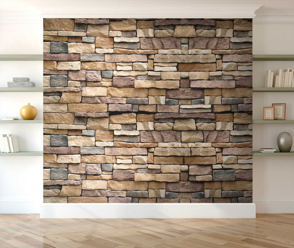 Warm stones in layers — interior 6