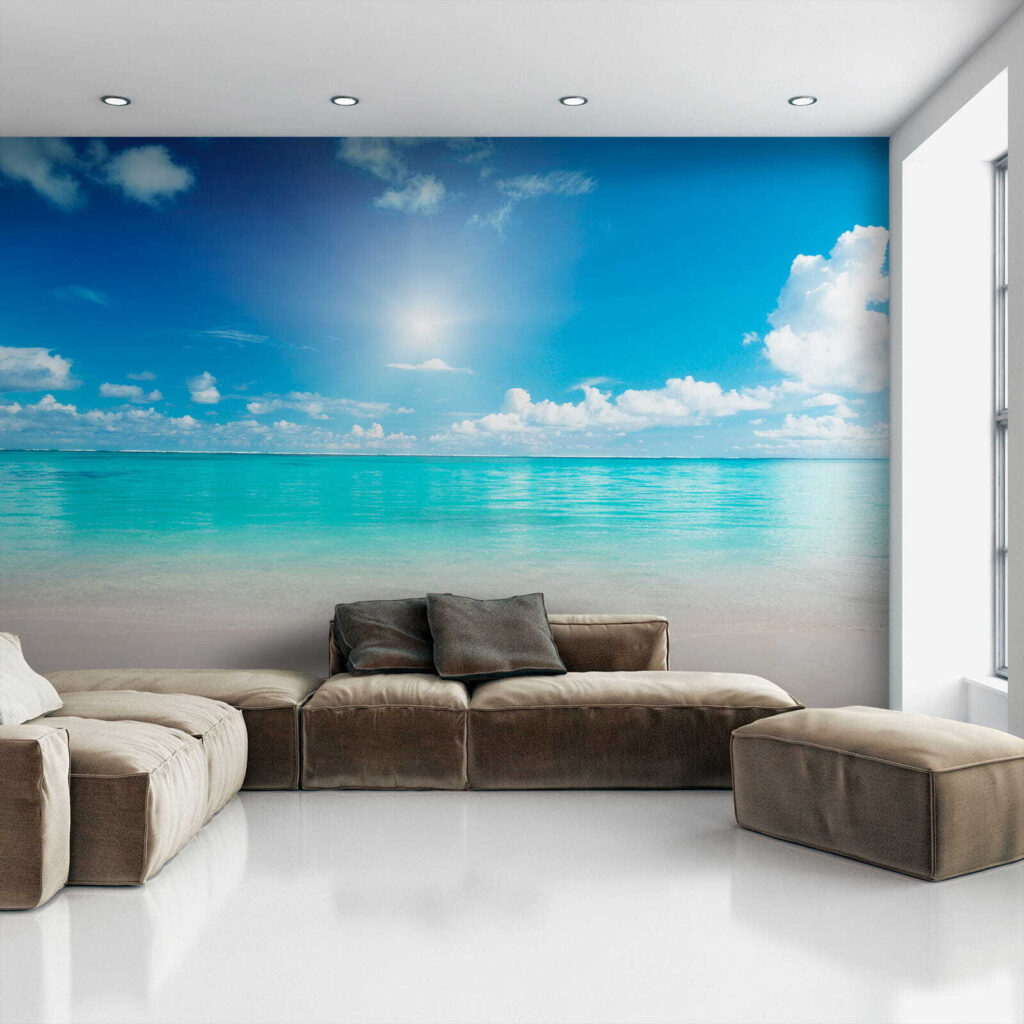 Turquoise sea under sun — interior 7