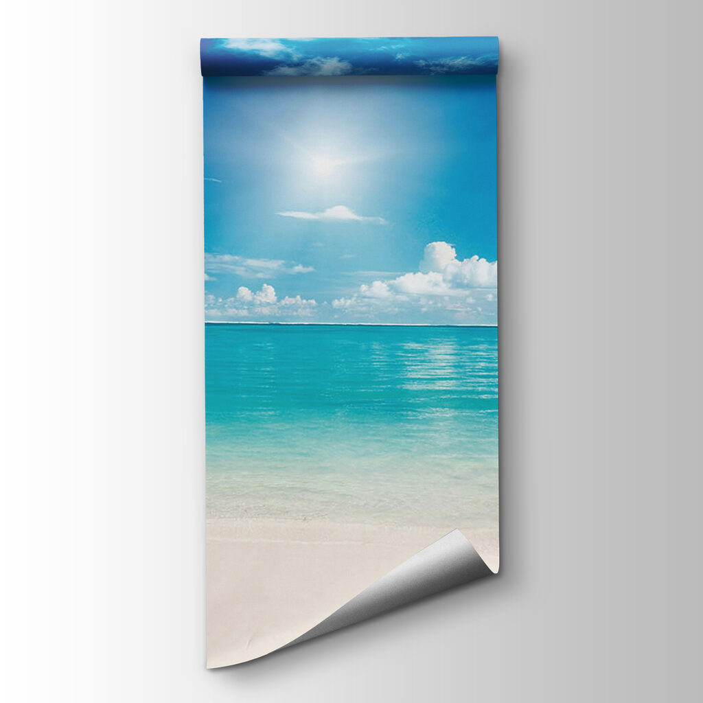 Turquoise sea under sun — product view