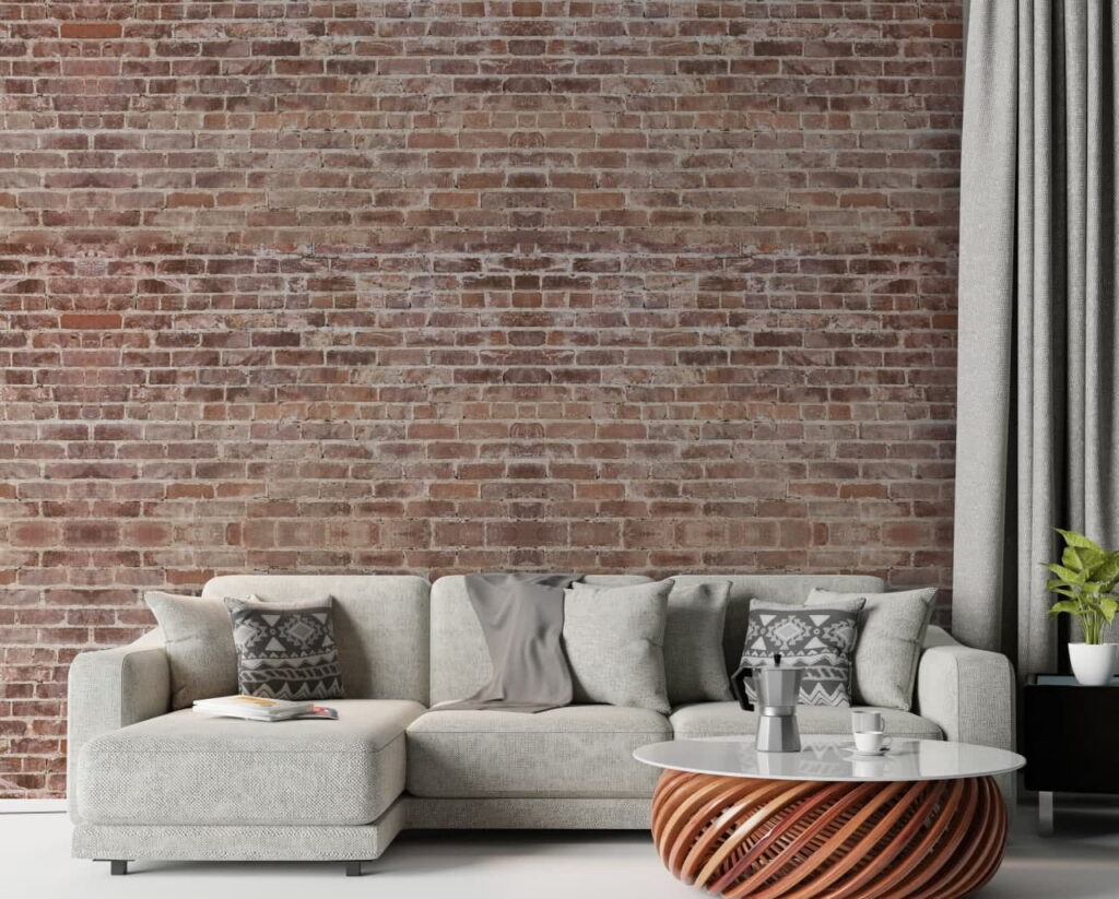 Old brick, rust tones — interior 3