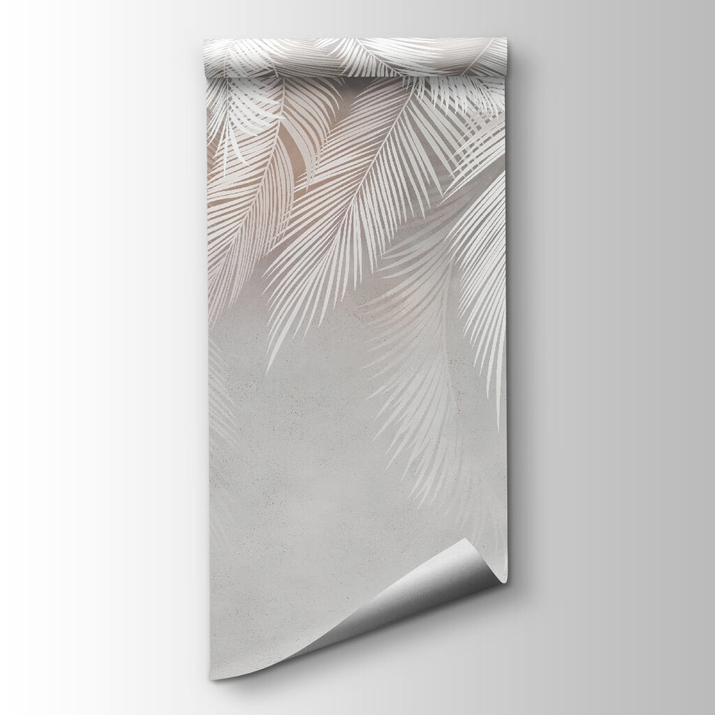 Hanging white palm fronds — product view