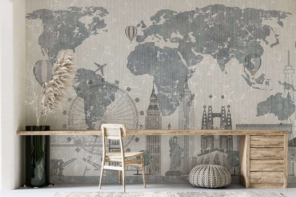 World map and landmarks — interior 11