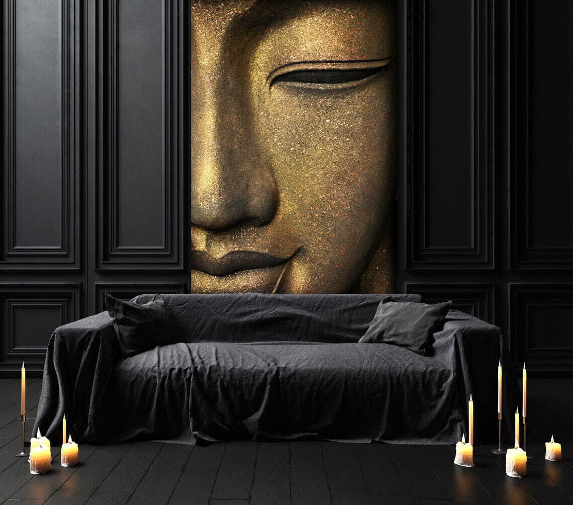 Still Buddha in an interior