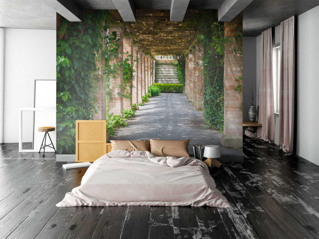 Path under a pergola — interior 2