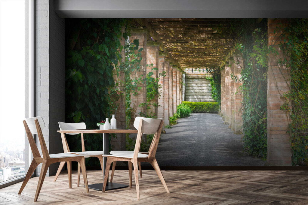 Path under a pergola — interior 6