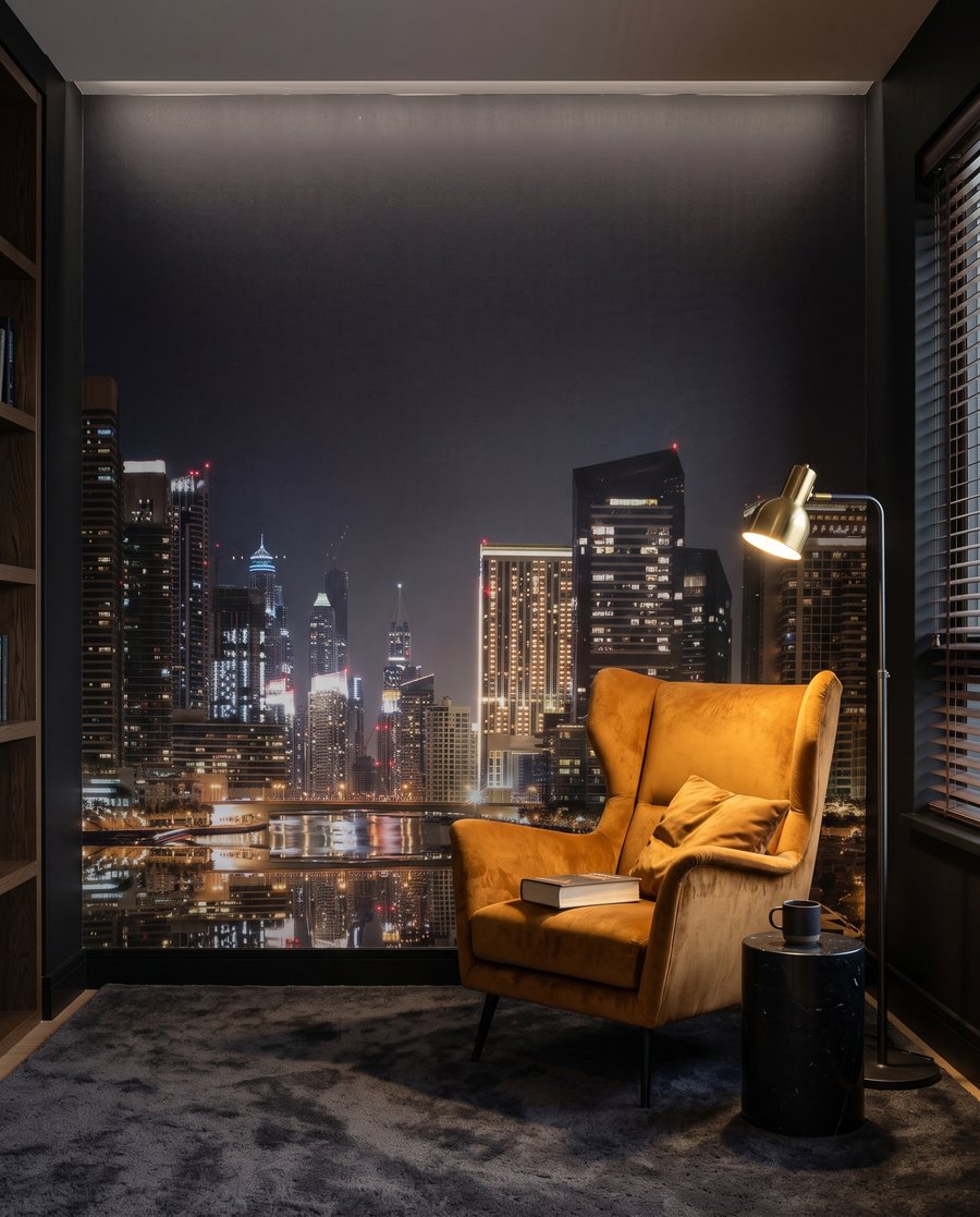 City Lights Reflected — interior 4
