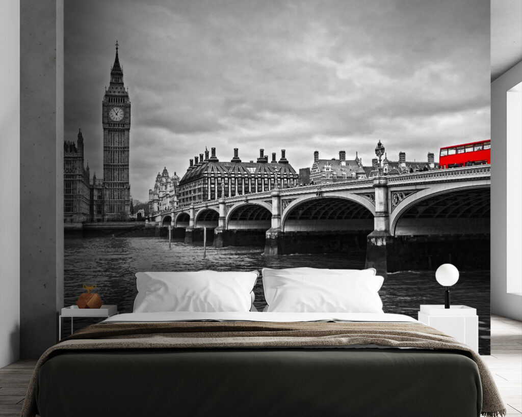 Red bus at Westminster — interior 3