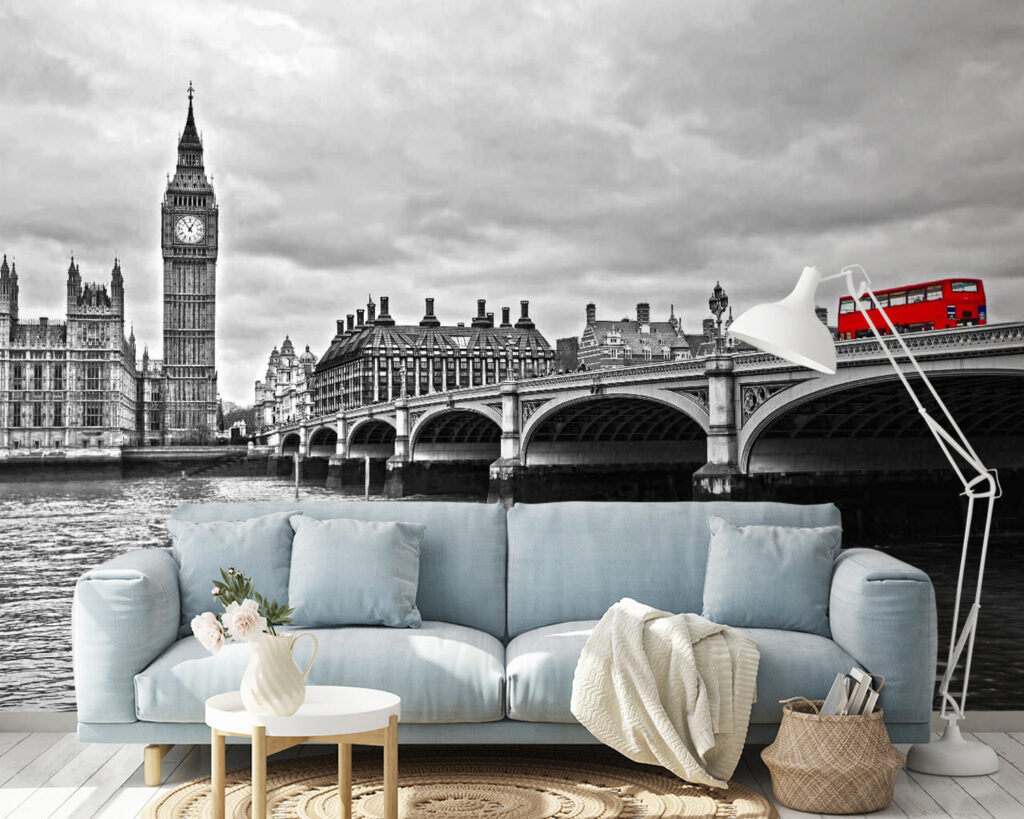Red bus at Westminster — interior 1